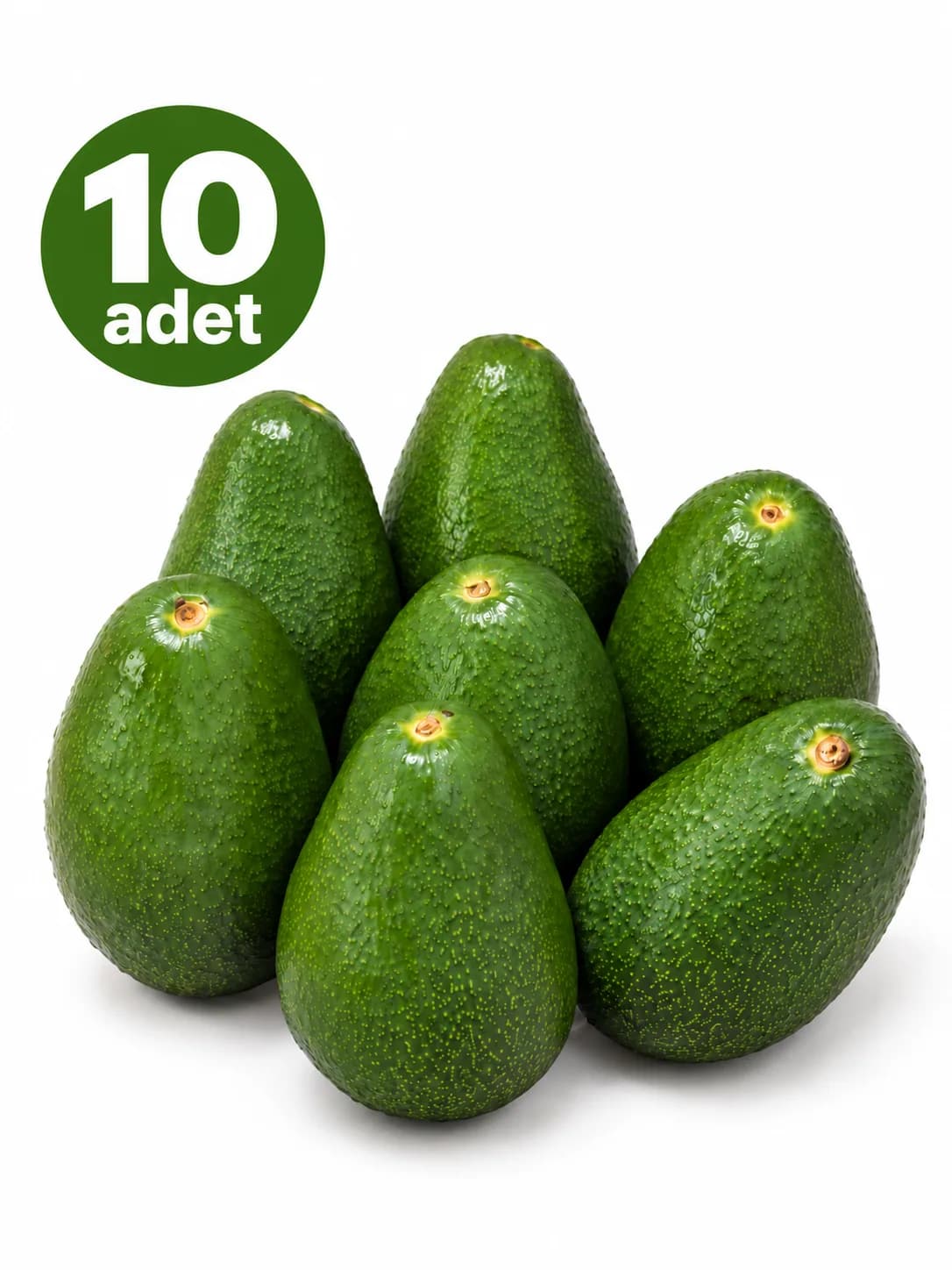 10 Adet Market-Orta Boy Avokado 160 gr üzeri